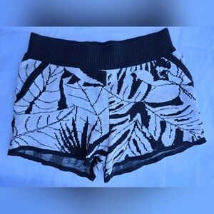 Madewell Black and White Patterned‎ Women's Shorts Sz XS